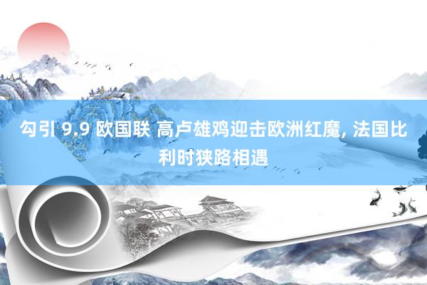 勾引 9.9 欧国联 高卢雄鸡迎击欧洲红魔， 法国比利时狭路相遇