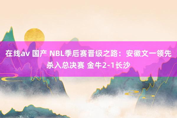 在线av 国产 NBL季后赛晋级之路：安徽文一领先杀入总决赛 金牛2-1长沙