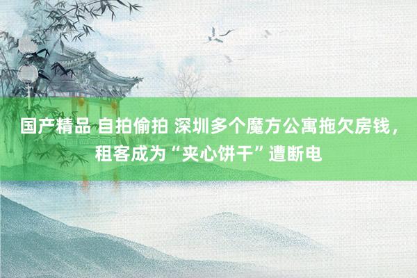 国产精品 自拍偷拍 深圳多个魔方公寓拖欠房钱，租客成为“夹心饼干”遭断电