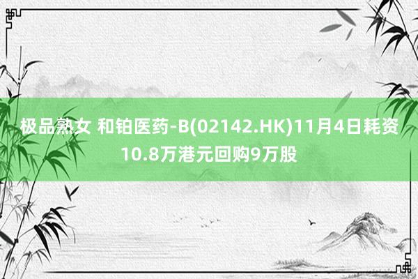 极品熟女 和铂医药-B(02142.HK)11月4日耗资10.8万港元回购9万股